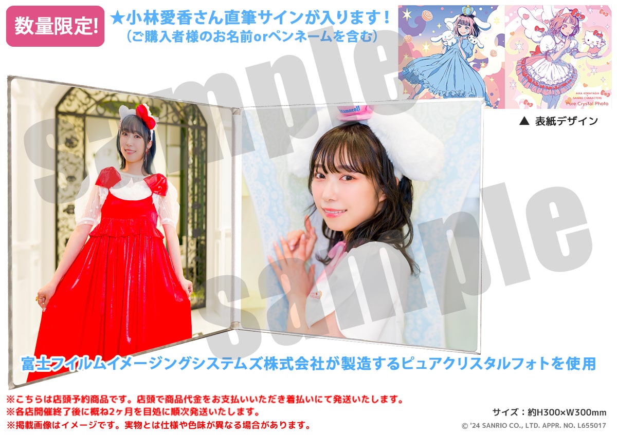 小林愛香×サンリオキャラクターズ ピュアクリスタルフォトvol.2
