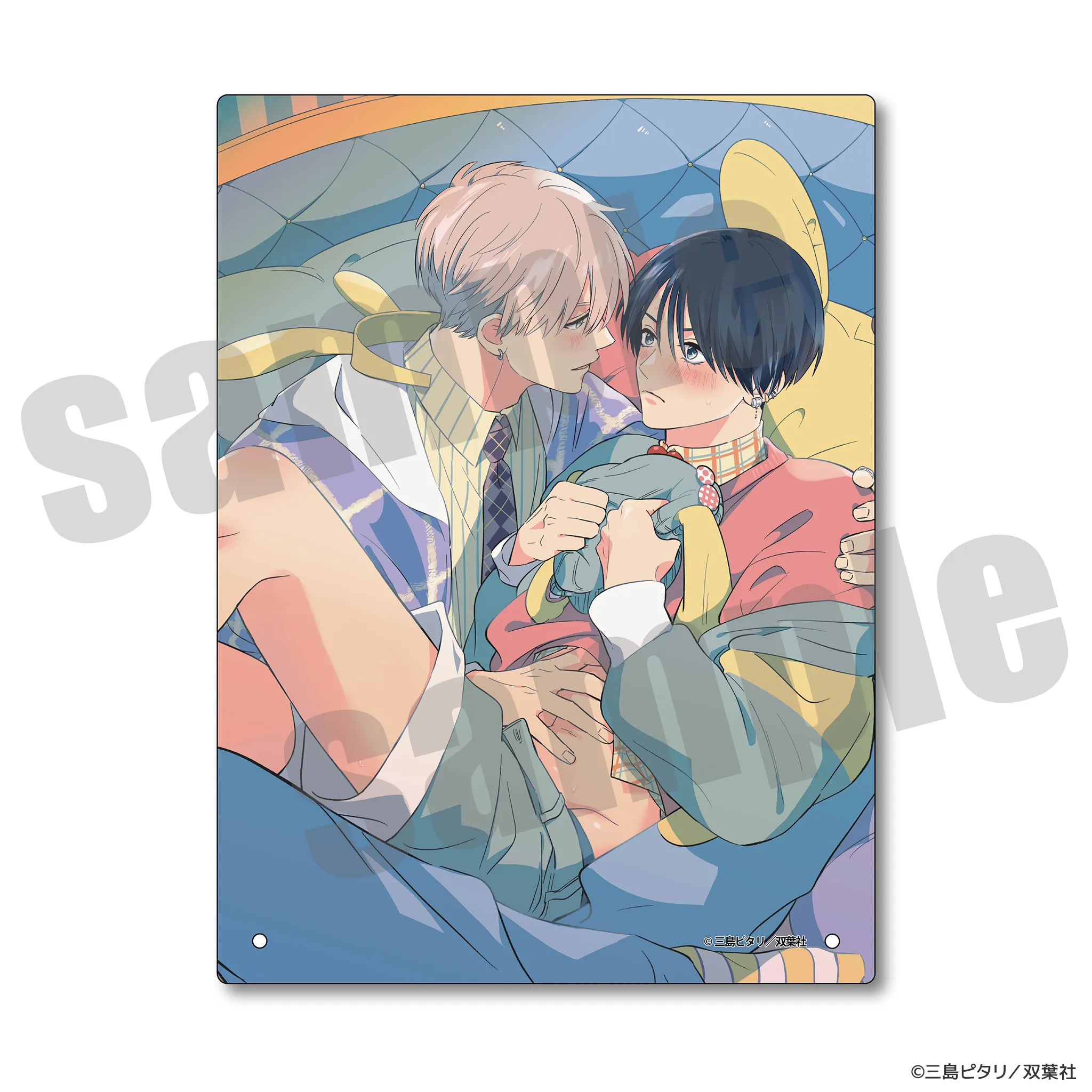 チルシェ3周年フェア ラブアタックセフレバトル 直筆サイン入りアクリルプレート デザートver.