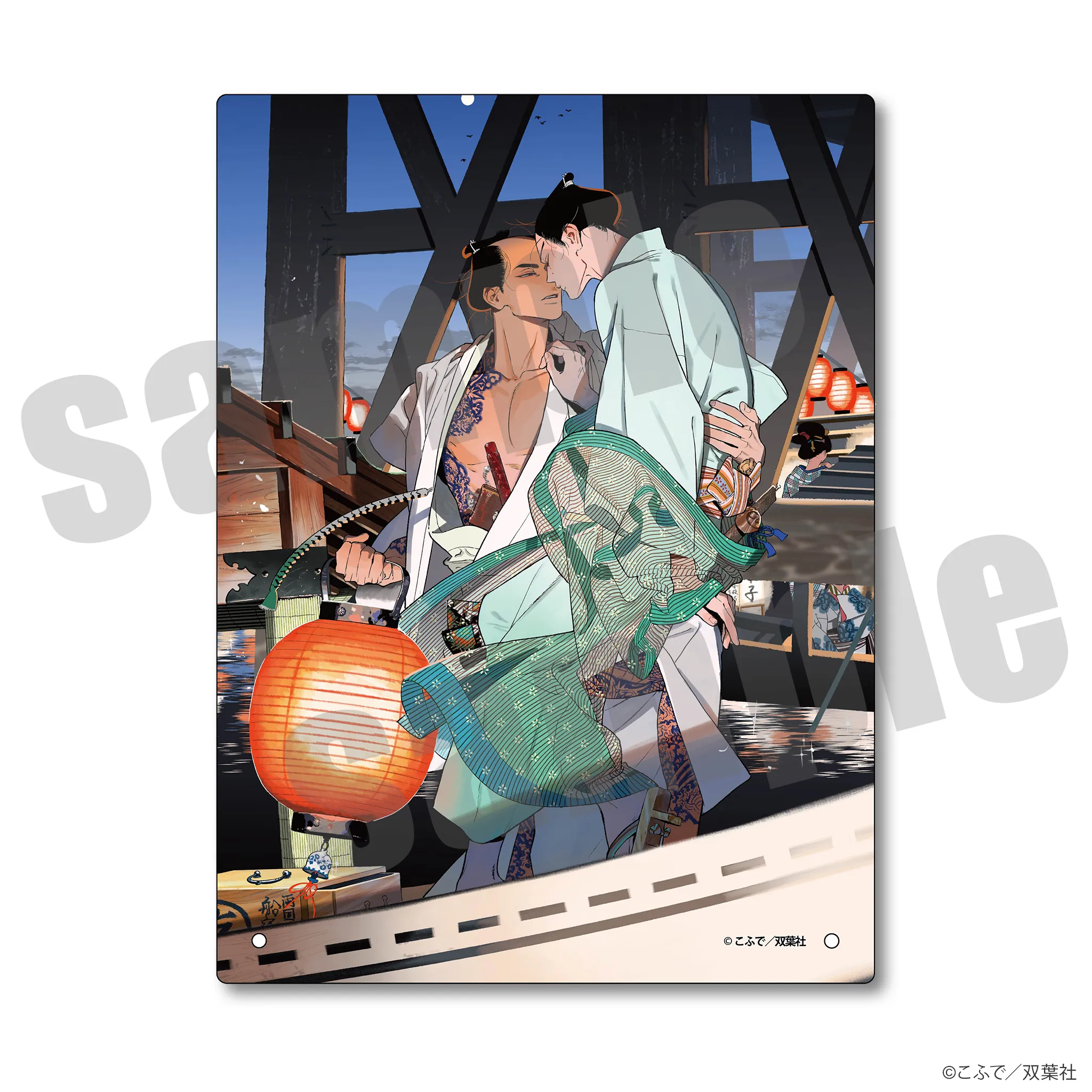 チルシェ3周年フェア ノっぴきならぬ 直筆サイン入りアクリルプレート デザートver.