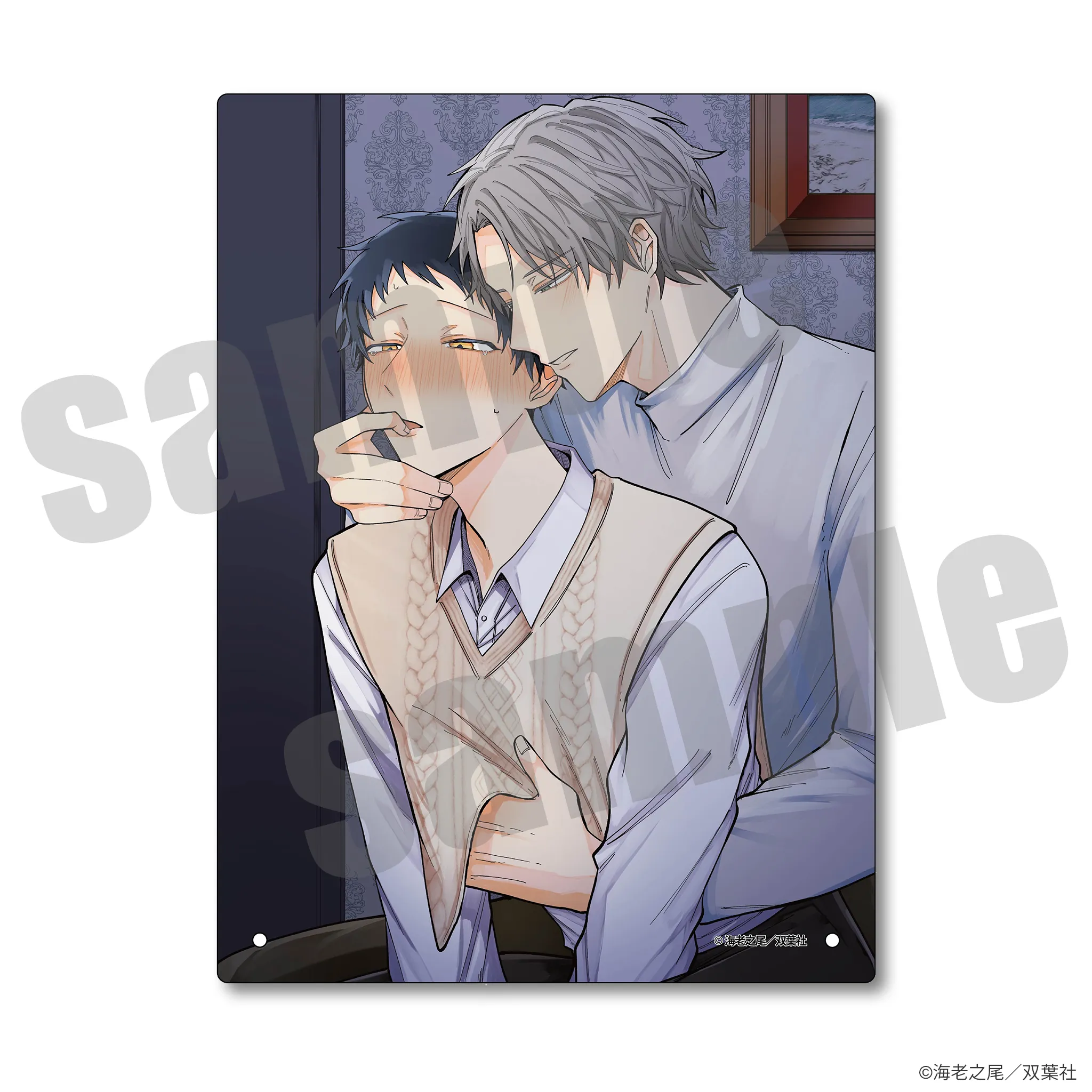 チルシェ3周年フェア 箱庭のアンバー 直筆サイン入りアクリルプレート デザートver.