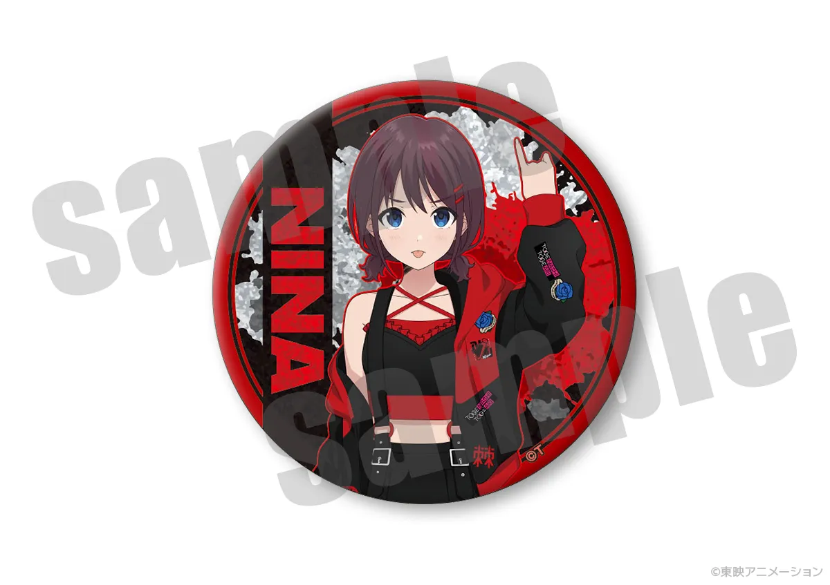 ガールズバンドクライ グリッター缶バッジ  サイバーパンクver.（全5種）