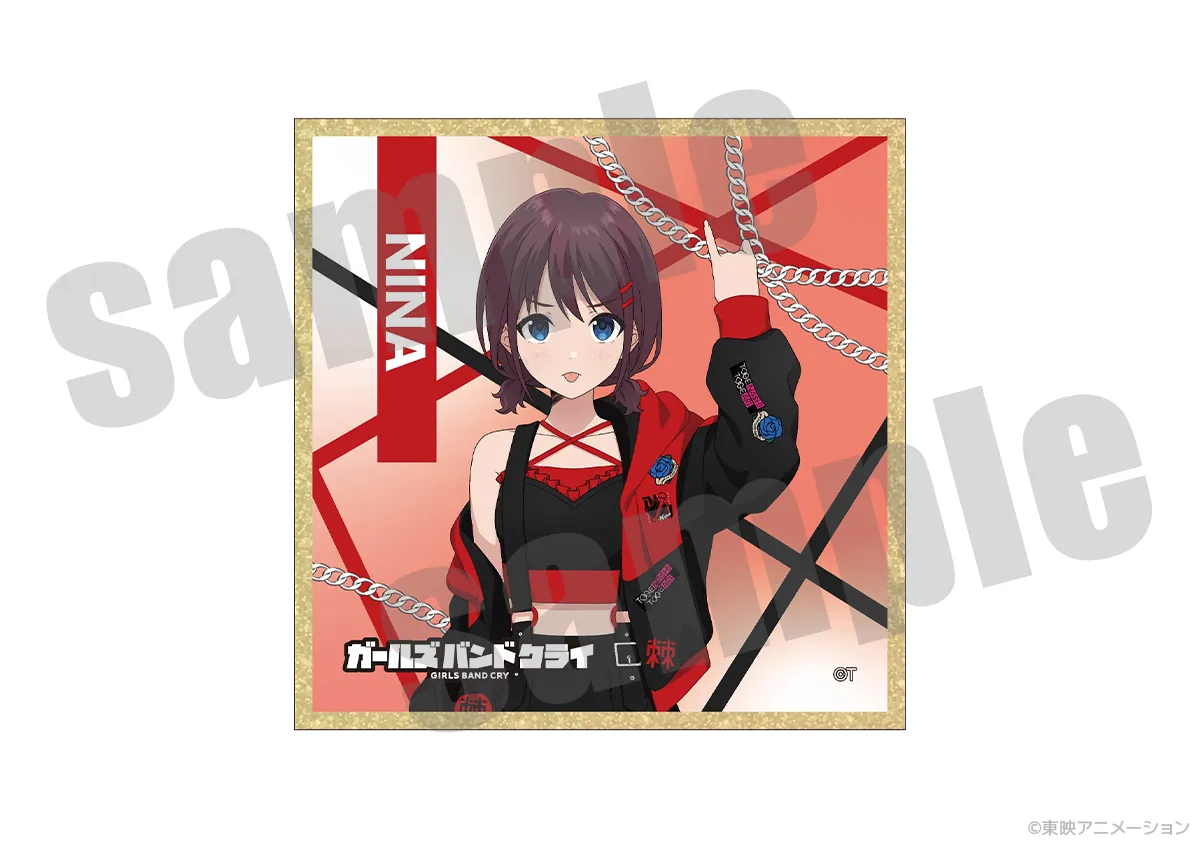 ガールズバンドクライ クリア色紙 サイバーパンクver.（全5種）