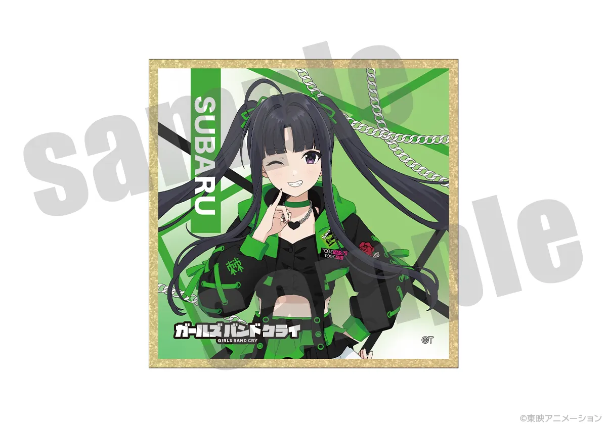 ガールズバンドクライ クリア色紙 サイバーパンクver.（全5種）