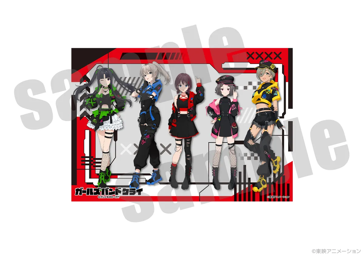 ガールズバンドクライ ブロマイド 6枚セット サイバーパンクver.