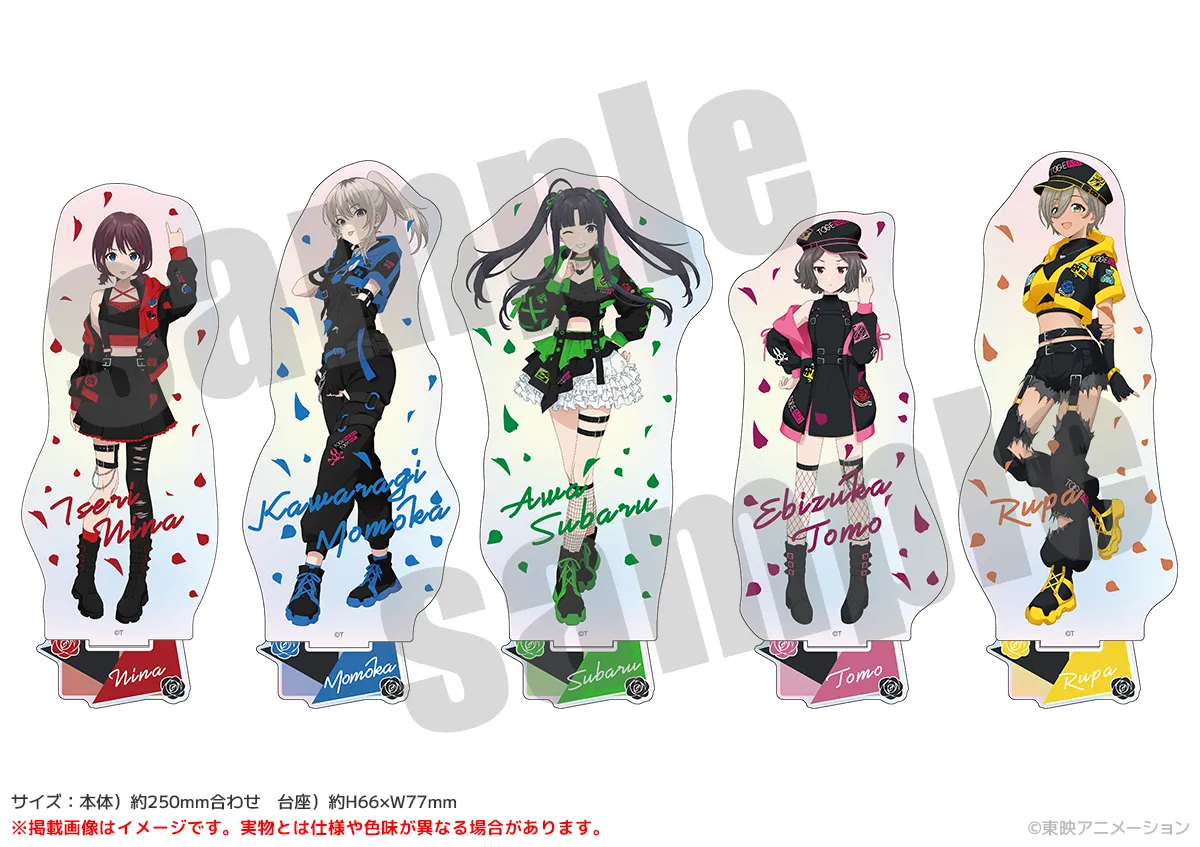 ガールズバンドクライ 箔押しBIGオーロラアクリルフィギュア サイバーパンクver.（全6種）