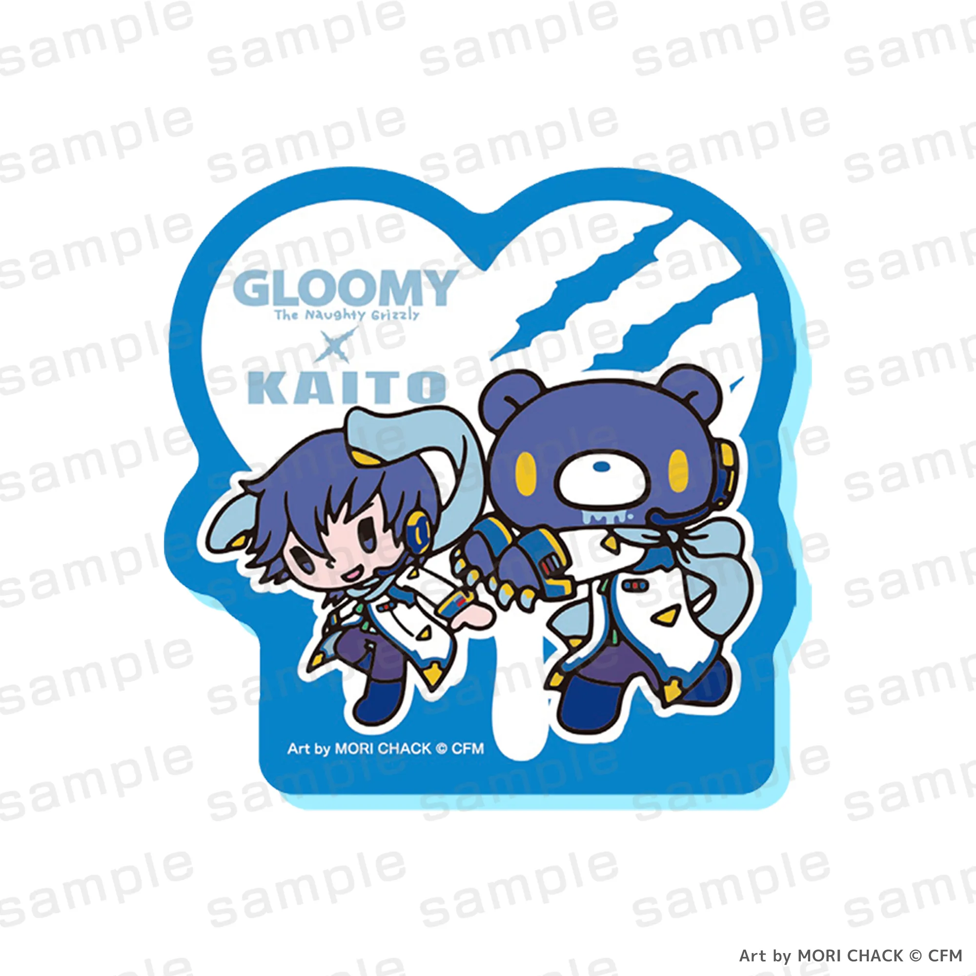 GLOOMY meets 初音ミク アクリルメモクリップ グルーミー&KAITO ミニキャラver.