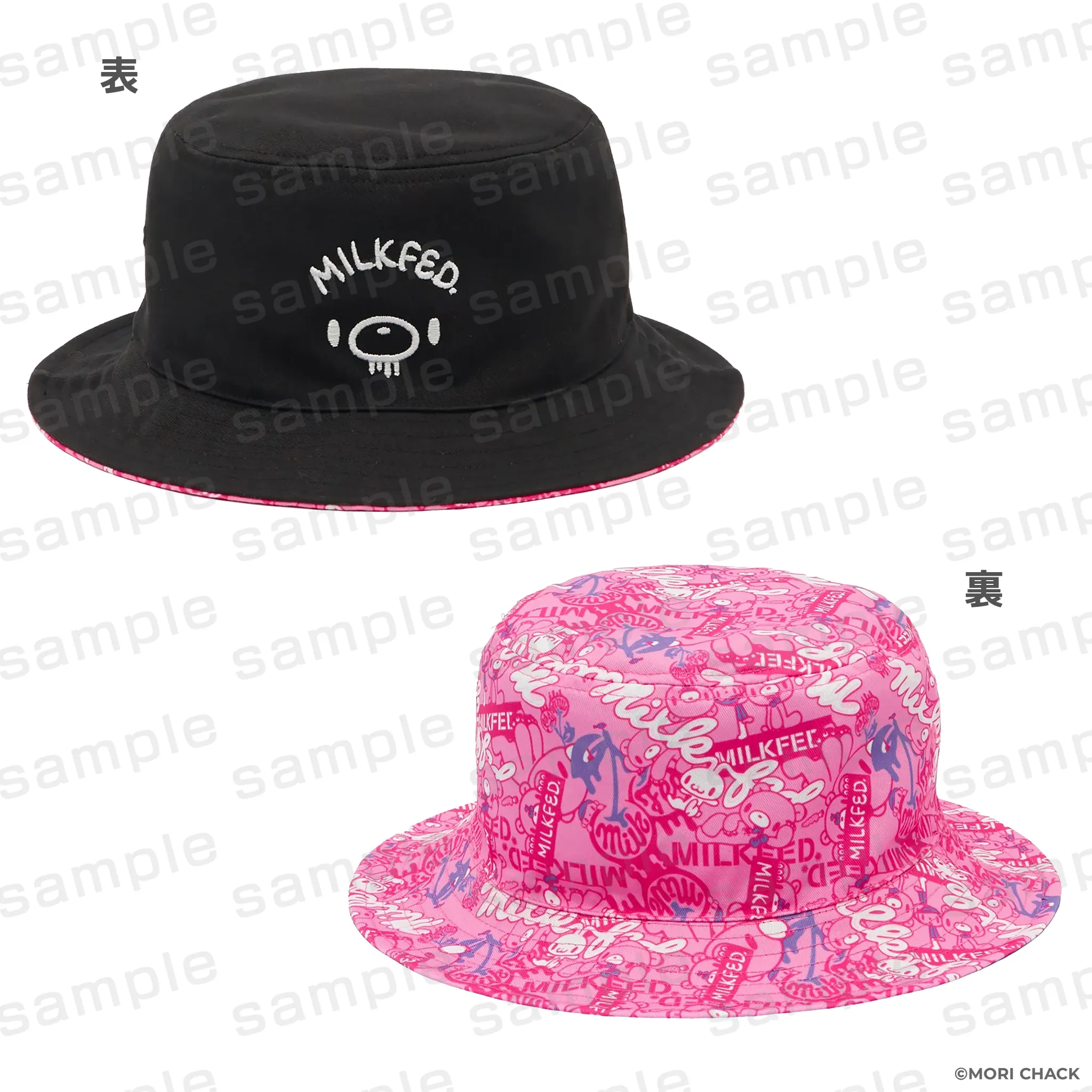 GLOOMY meets MILKFED. REVERSIBLE HAT
