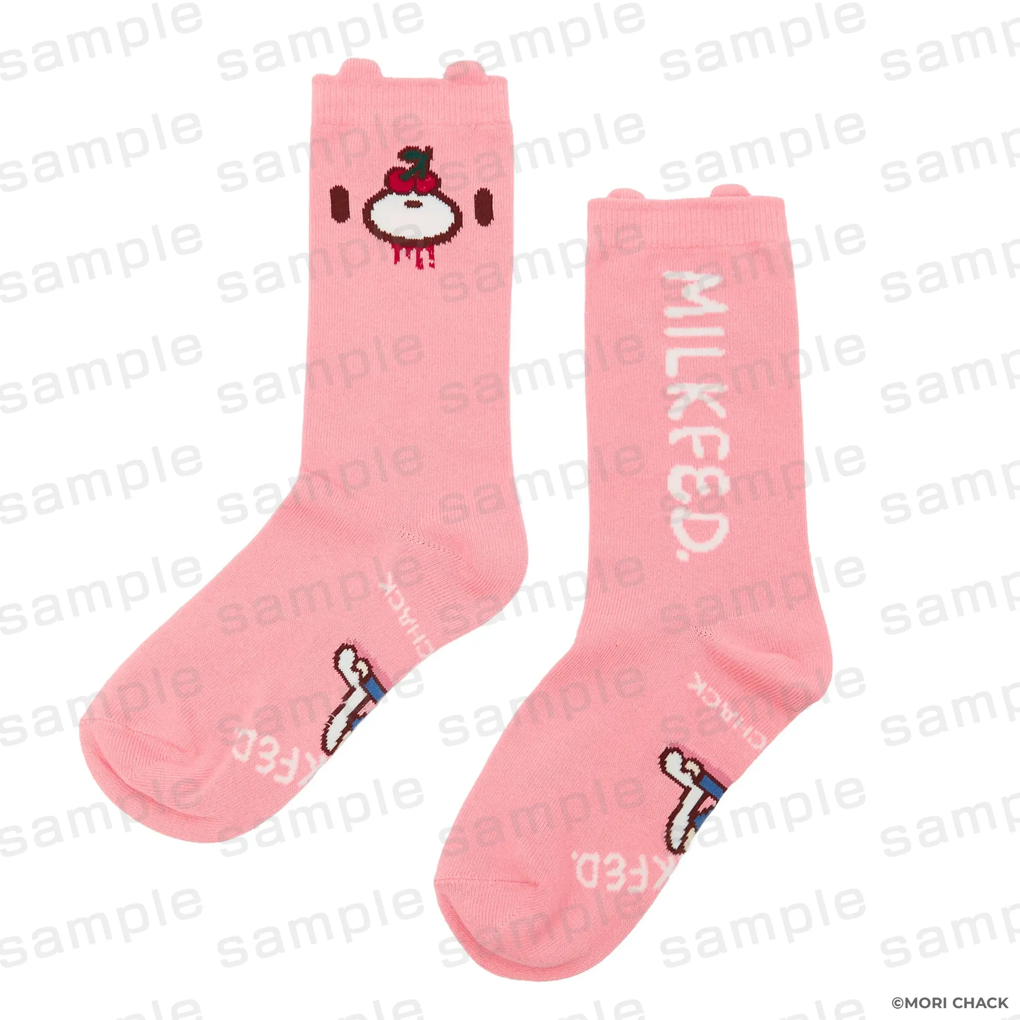 GLOOMY meets MILKFED. SOCKS Pink
