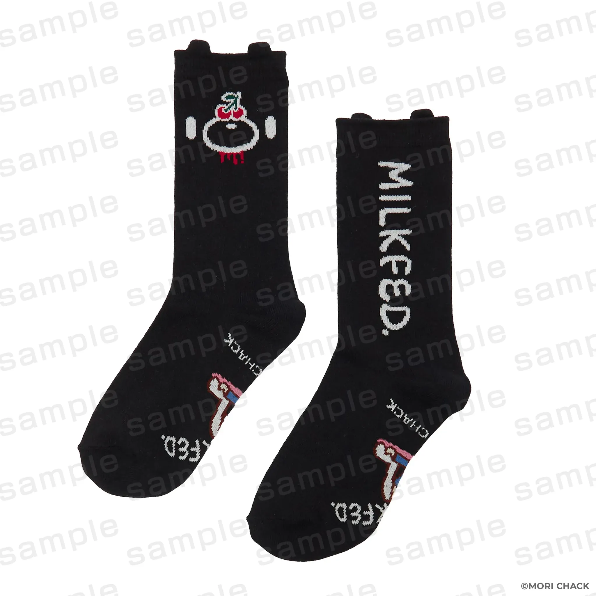 GLOOMY meets MILKFED. SOCKS Black