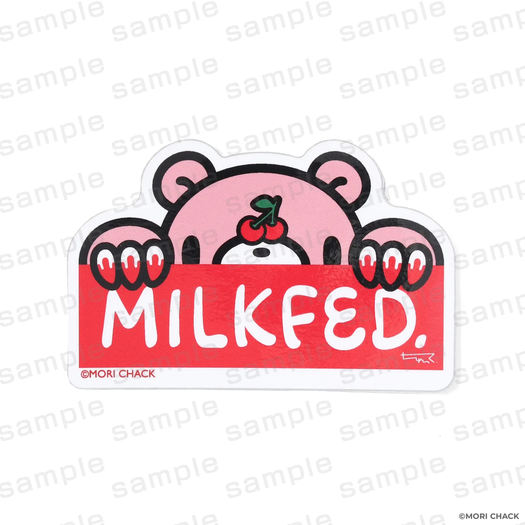 GLOOMY meets MILKFED. ダイカットステッカー グルーミー のぞき