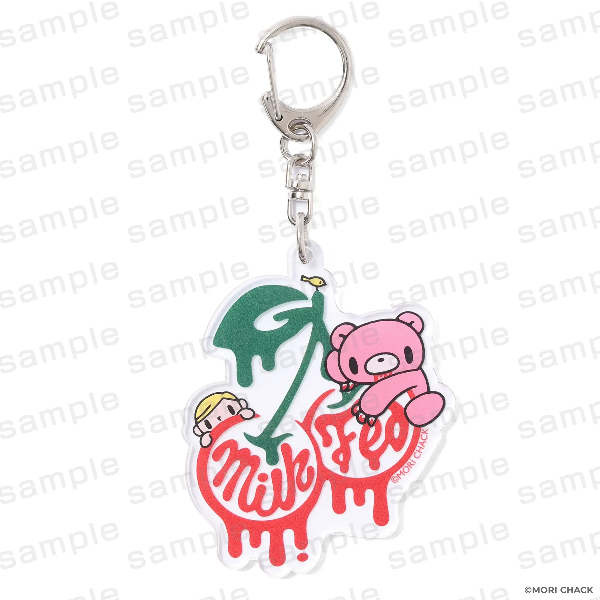 GLOOMY meets MILKFED. アクリルキーホルダー グルーミー チェリー