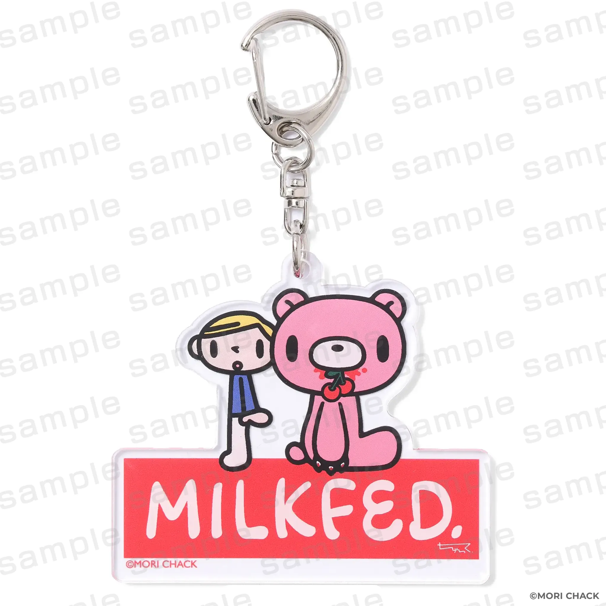 GLOOMY meets MILKFED. アクリルキーホルダー グルーミー すわり