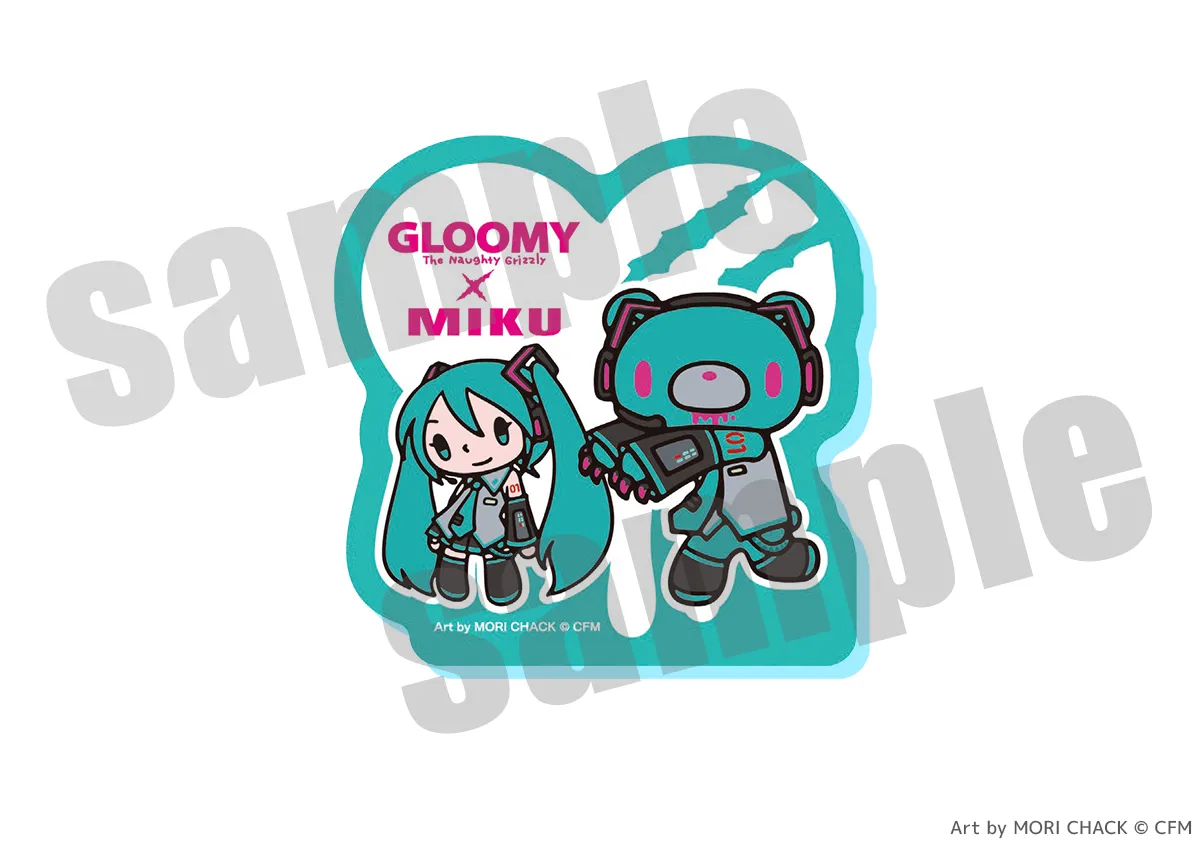 GLOOMY meets 初音ミク アクリルメモクリップ ミニキャラver.（全6種）