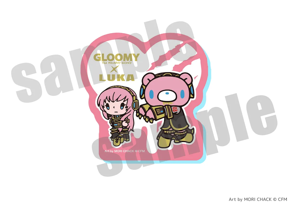 GLOOMY meets 初音ミク アクリルメモクリップ ミニキャラver.（全6種）