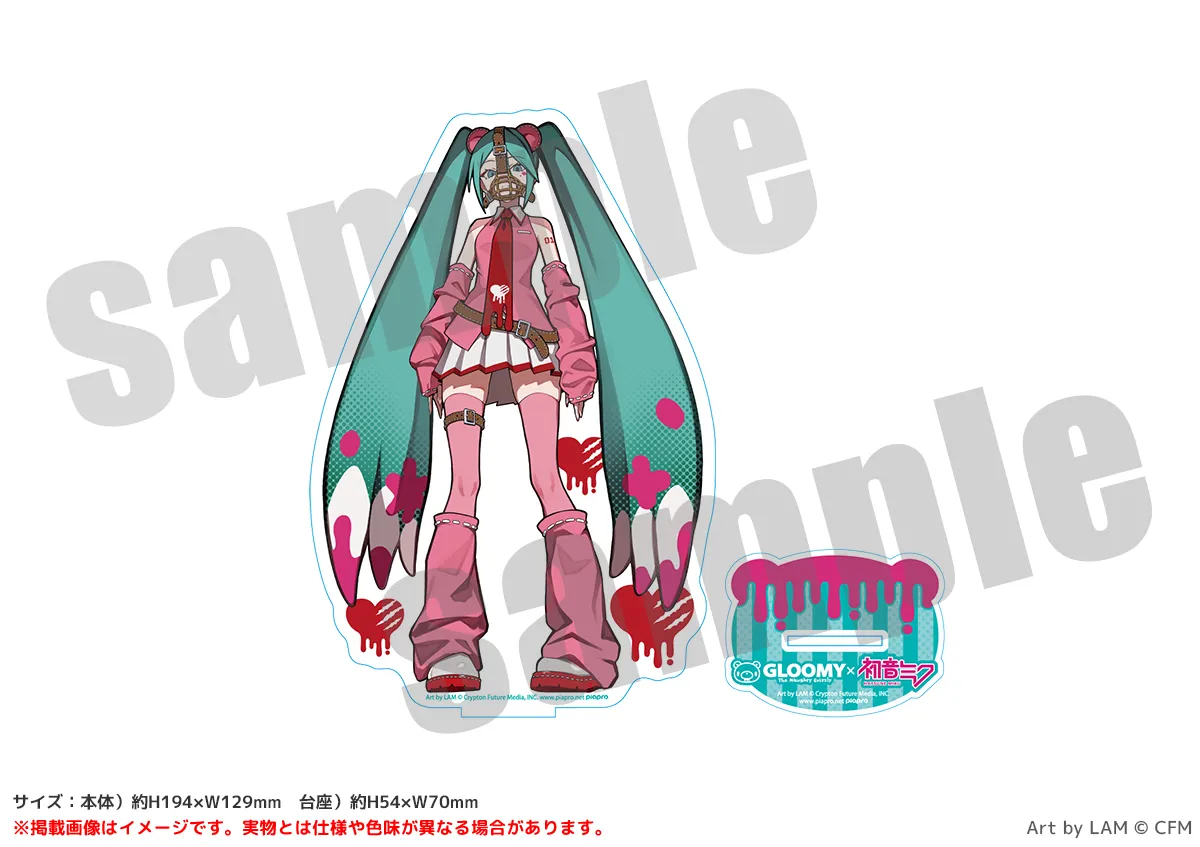 GLOOMY meets 初音ミク BIGオーロラアクリルスタンド 初音ミク