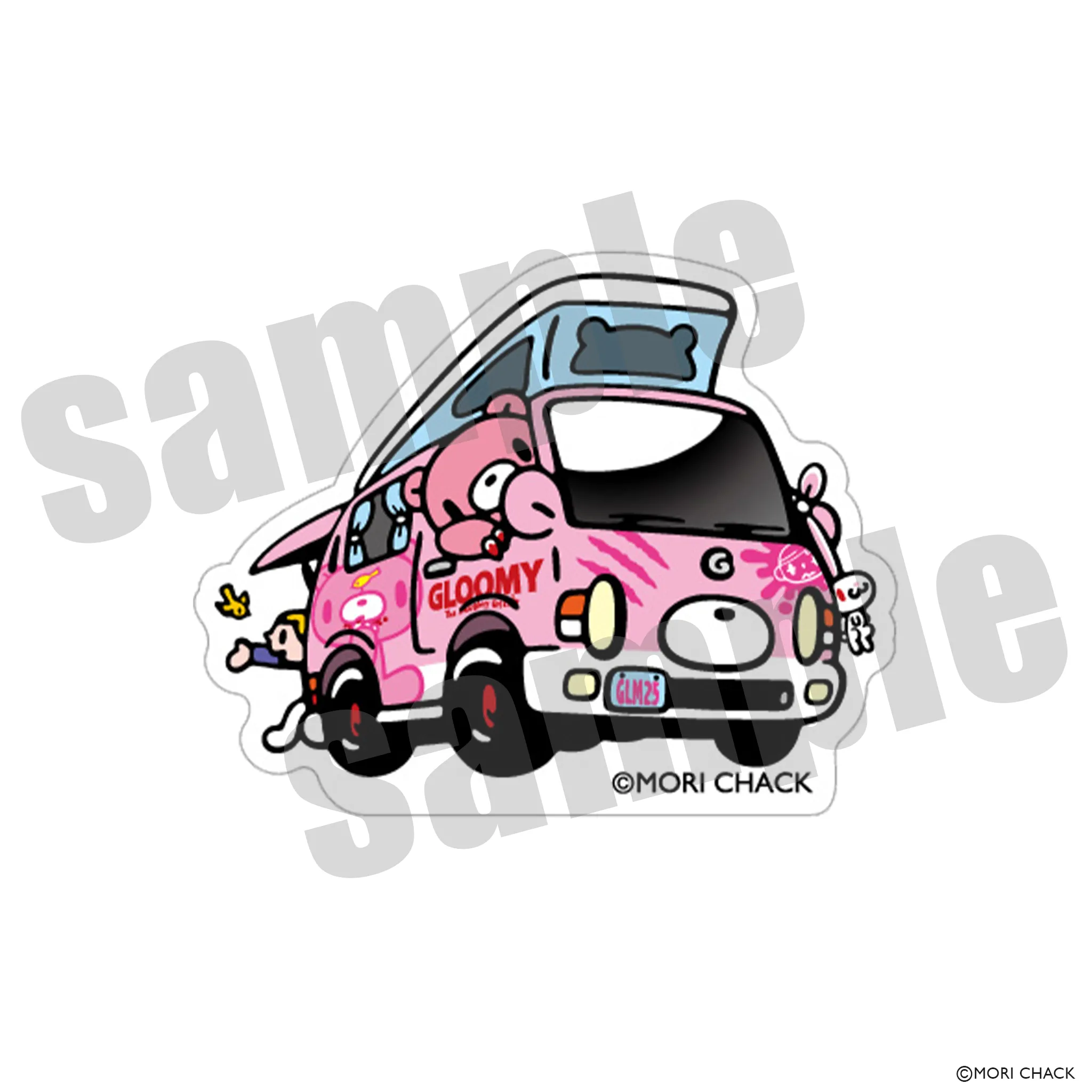 GLOOMY meets 駿河湾沼津SA上り ステッカー キャンピングカー