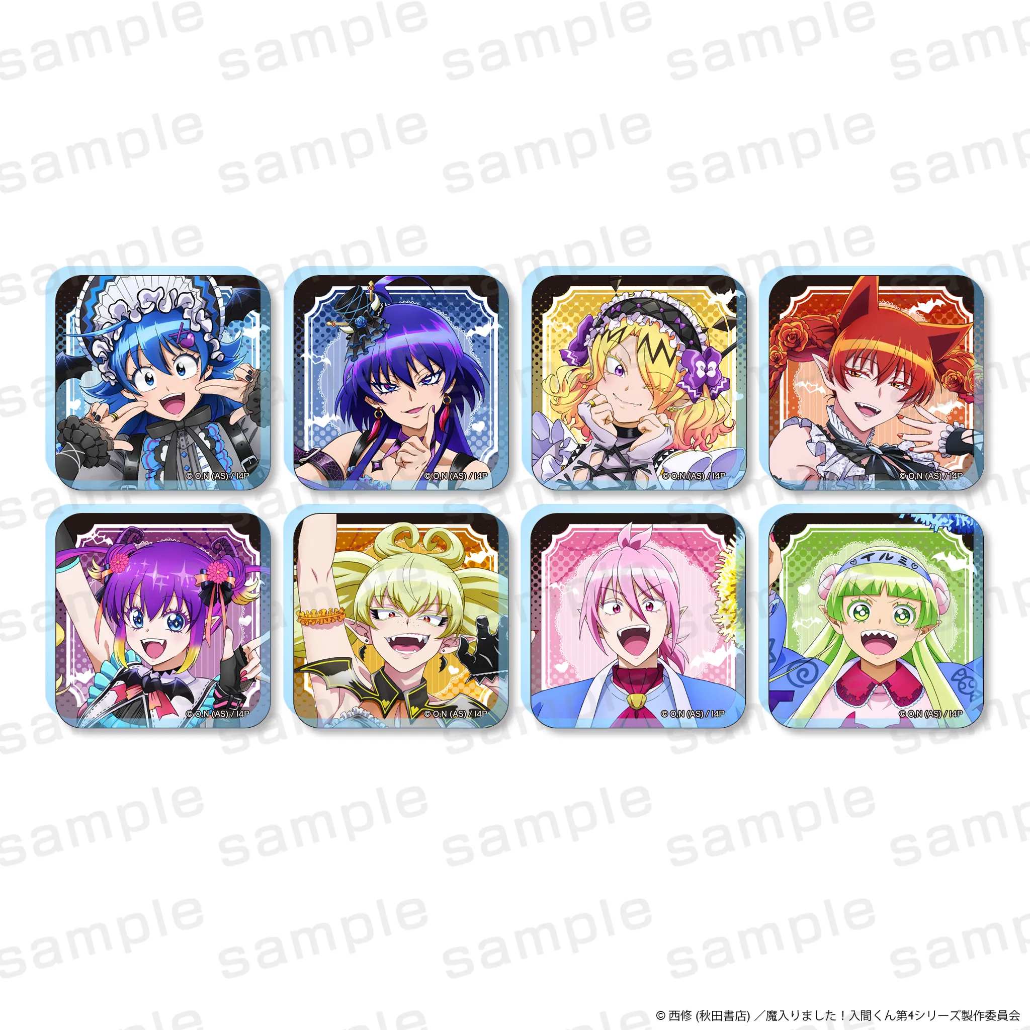 アニメ『魔入りました！入間くん』アクリルマグネット ゴスロリver.（全8種）