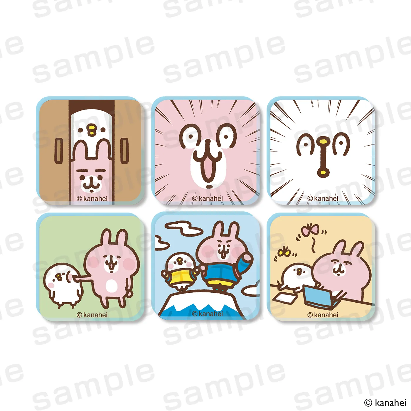 カナヘイの小動物×駿河湾沼津ＳＡ アクリルマグネット（全6種）