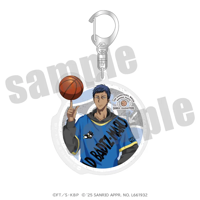 黒子のバスケ×サンリオキャラクターズ アクリルキーホルダー ストバスver.（全10種）