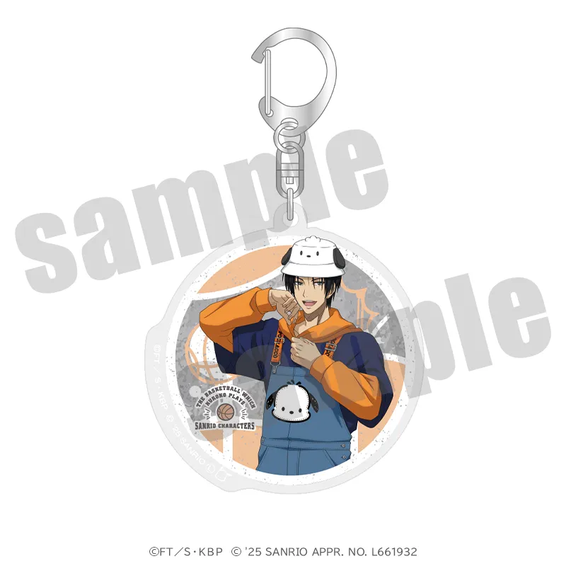 黒子のバスケ×サンリオキャラクターズ アクリルキーホルダー ストバスver.（全10種）