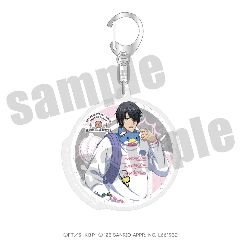 黒子のバスケ×サンリオキャラクターズ アクリルキーホルダー ストバスver.（全10種）