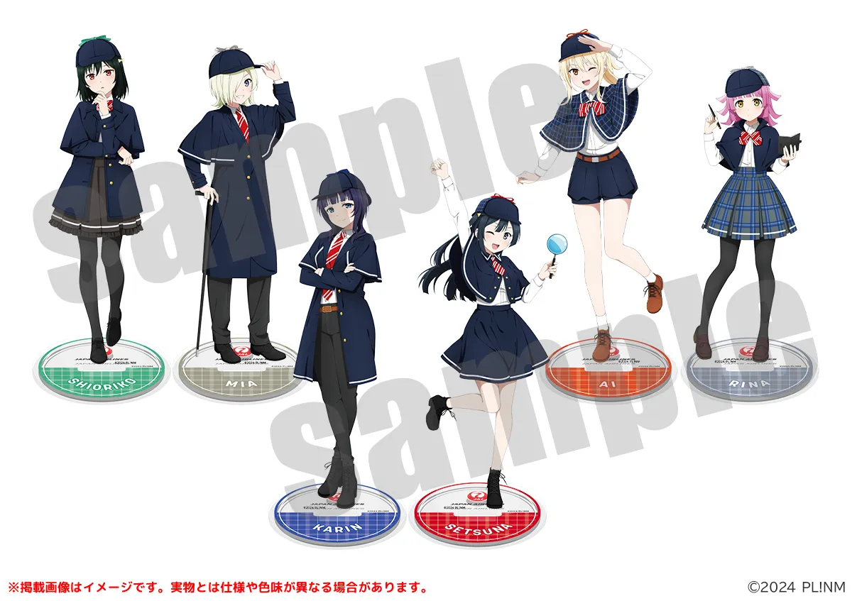 JAL×ニジガク アクリルスタンド (全6種)