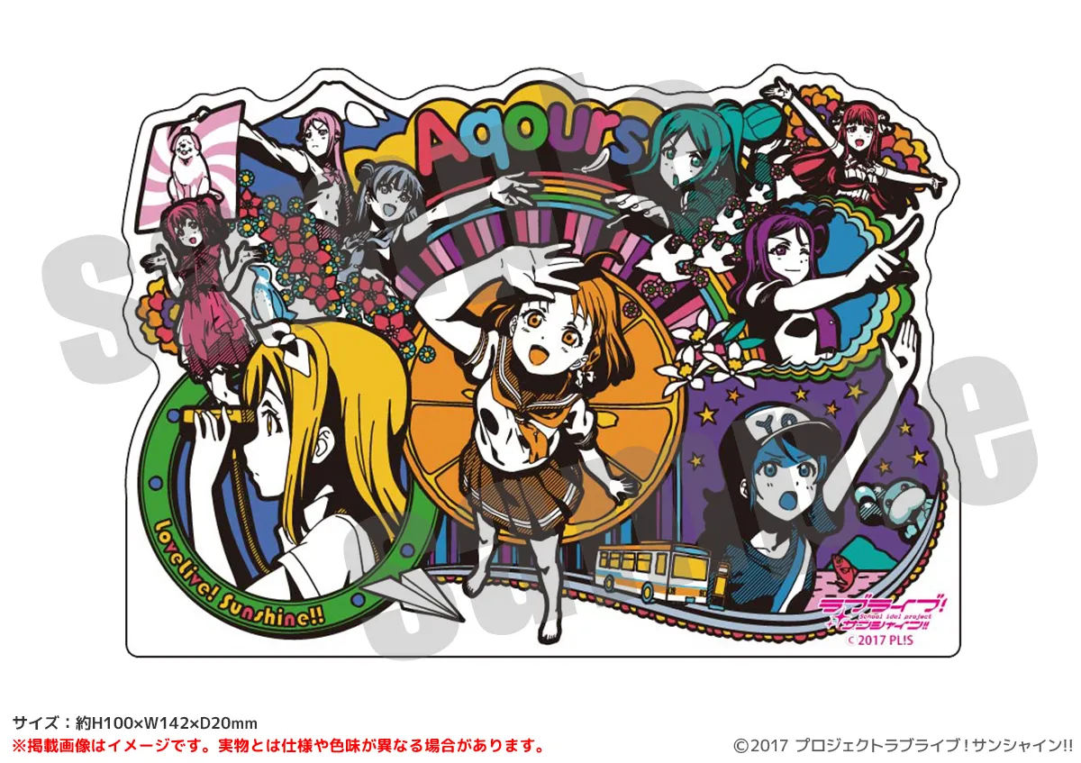 ラブライブ！サンシャイン!! アクリルブロック Aqoursと沼津ver.
