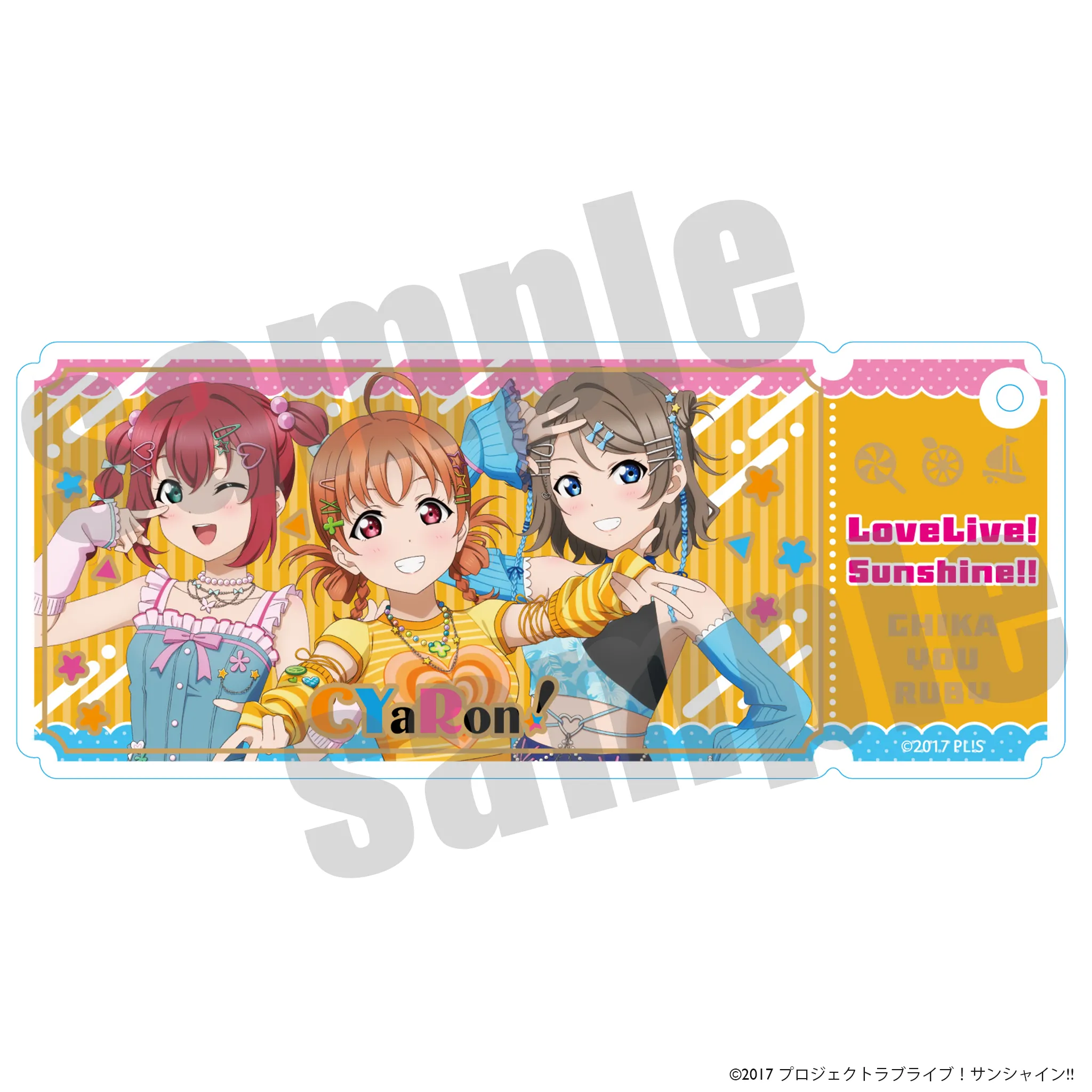ラブライブ!サンシャイン!! 箔押しアクリルキーホルダー CYaRon! Y2K ver.