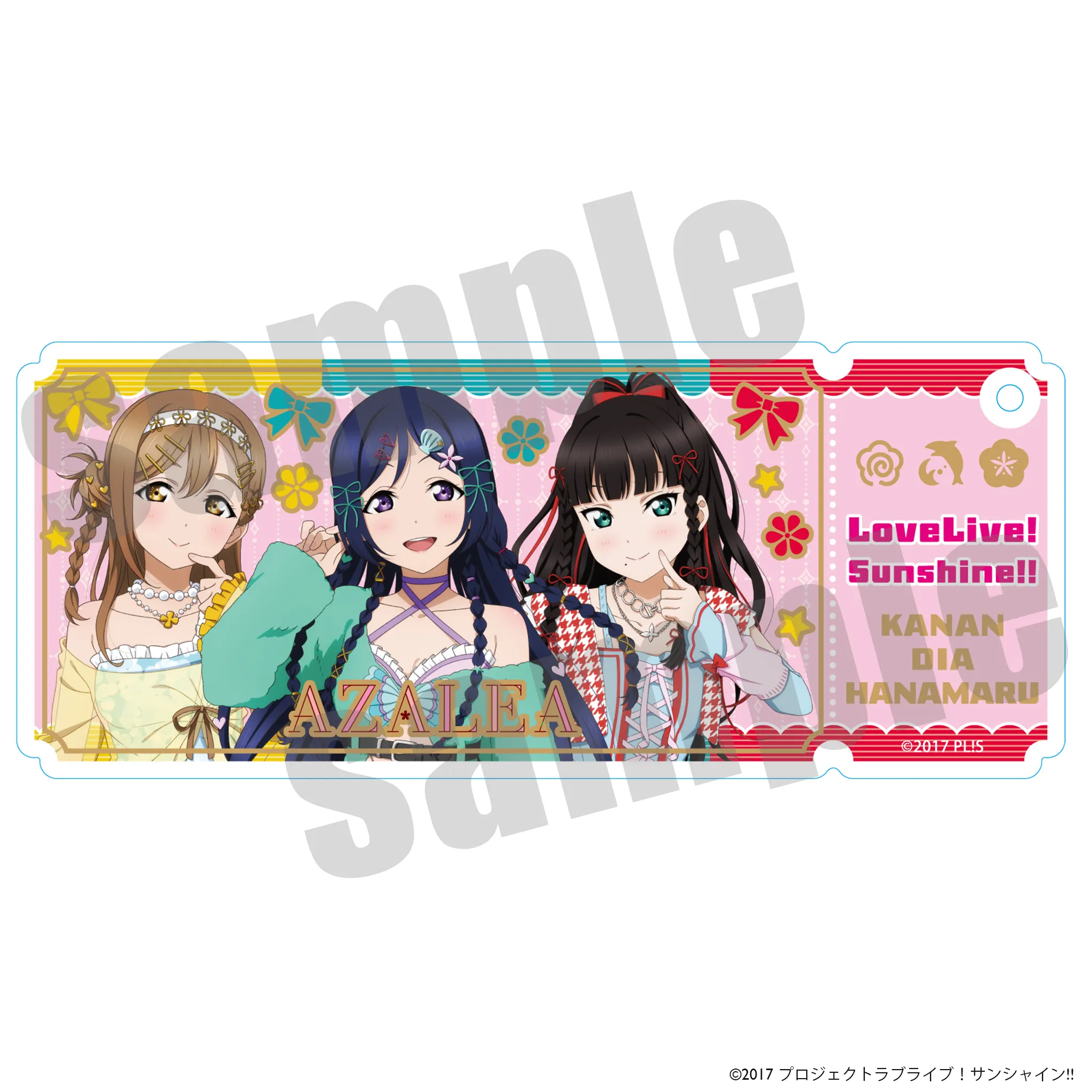 ラブライブ!サンシャイン!! 箔押しアクリルキーホルダー AZALEA Y2K ver.