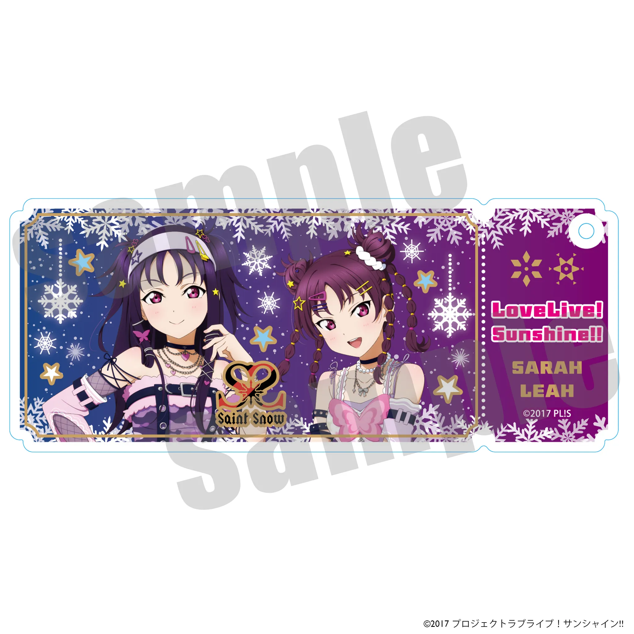 ラブライブ!サンシャイン!! 箔押しアクリルキーホルダー Saint Snow Y2K ver.