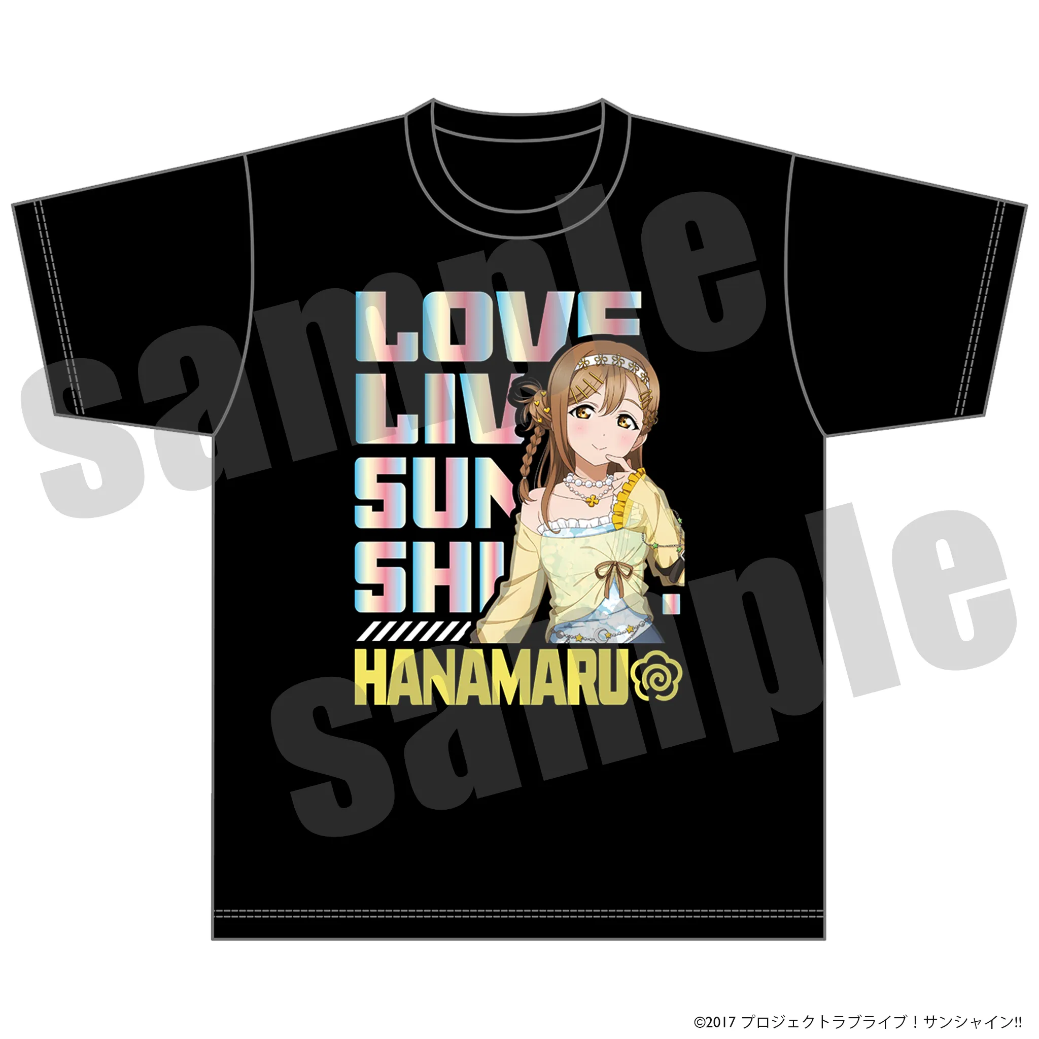 ラブライブ!サンシャイン!! ホログラムTシャツ 国木田花丸 Y2K ver.(L/XL)