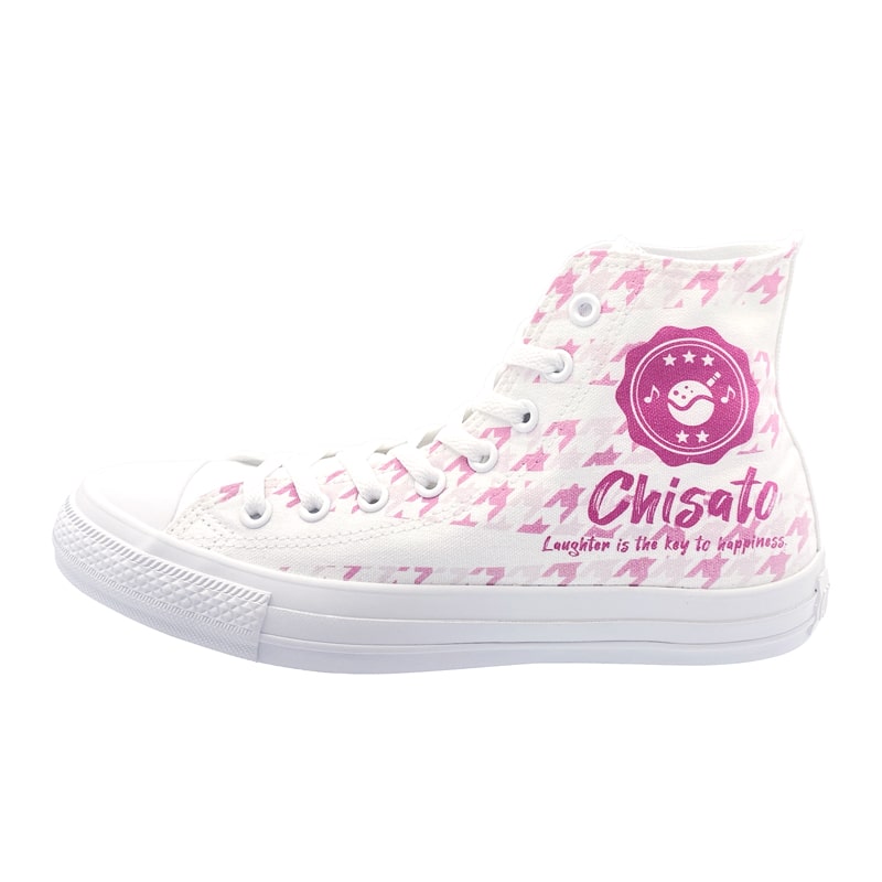White atelier BY CONVERSE × ラブライブ!スーパースター!! ALL STAR COLORS R HI 嵐 千砂都