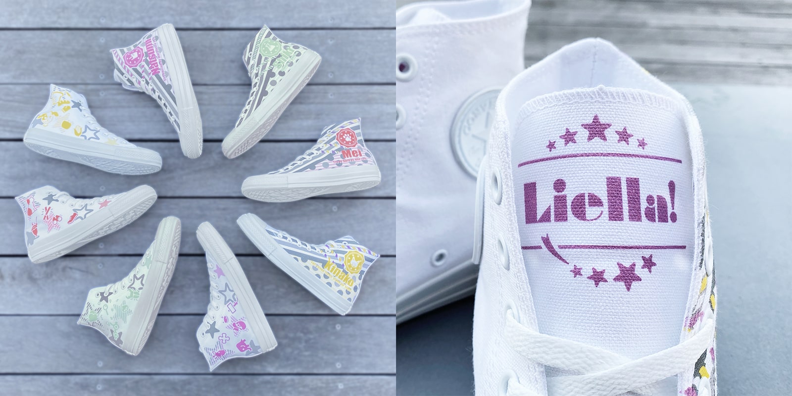 White atelier BY CONVERSE × ラブライブ！スーパースター!!