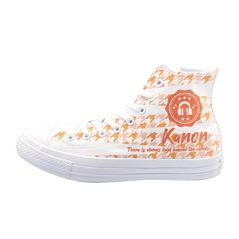 White atelier BY CONVERSE × ラブライブ!スーパースター!! ALL STAR COLORS R HI 澁谷かのん