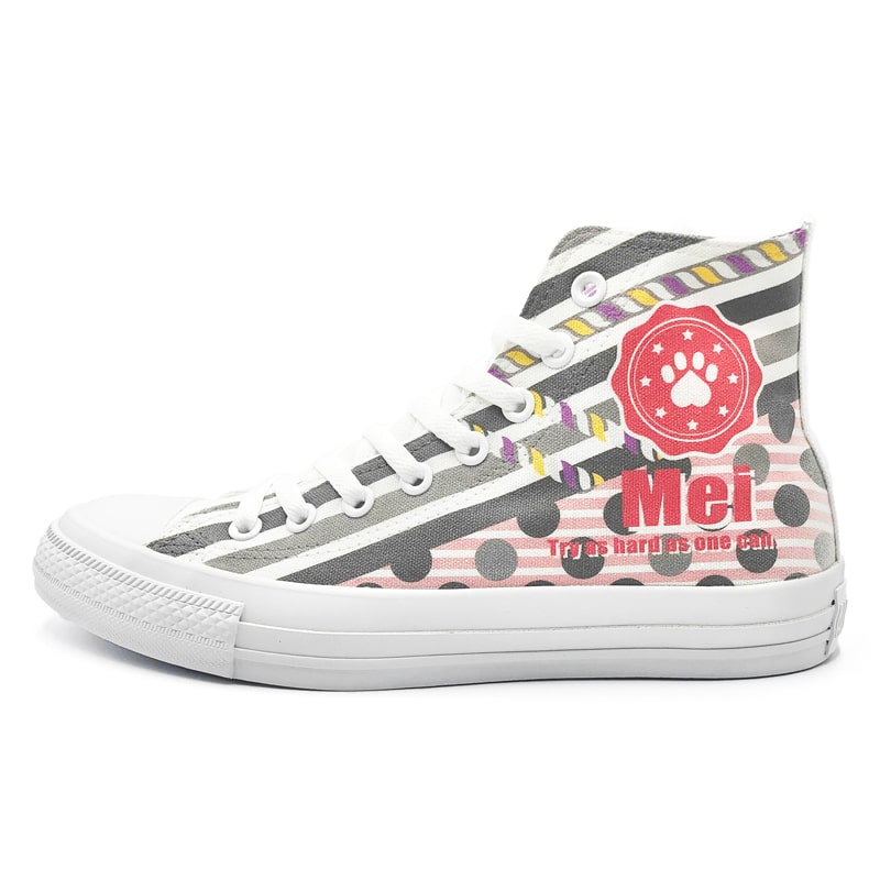 White atelier BY CONVERSE × ラブライブ!スーパースター!! ALL STAR COLORS R HI 米女メイ