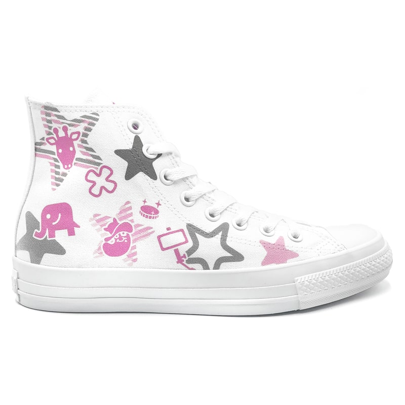 White atelier BY CONVERSE × ラブライブ!スーパースター!! ALL STAR COLORS R HI 鬼塚夏美