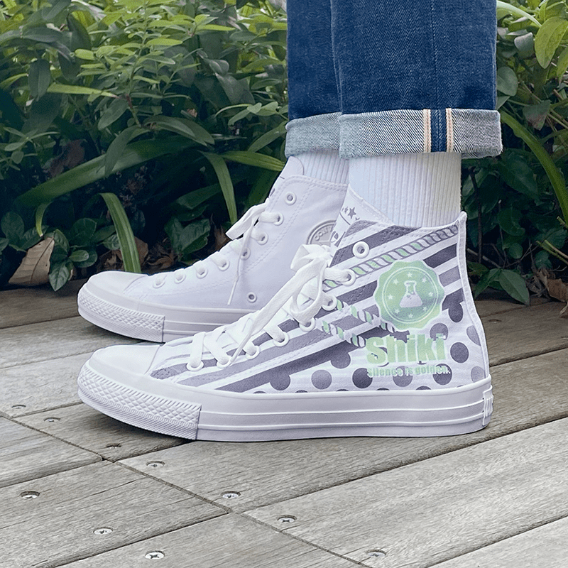 White atelier BY CONVERSE × ラブライブ!スーパースター!! ALL STAR COLORS R HI 若菜四季