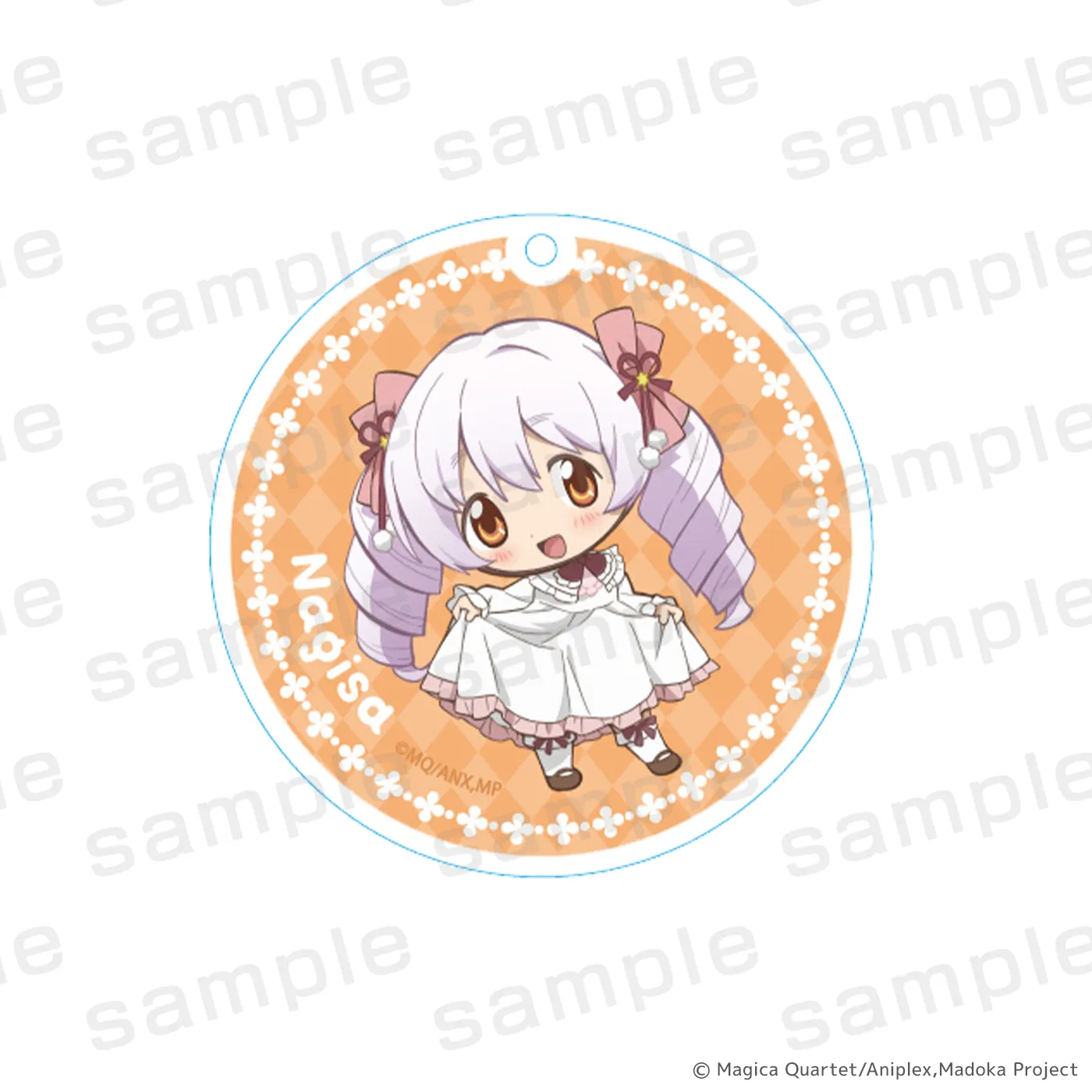 魔法少女まどか☆マギカ アクリルキーホルダー 百江なぎさ WHITE