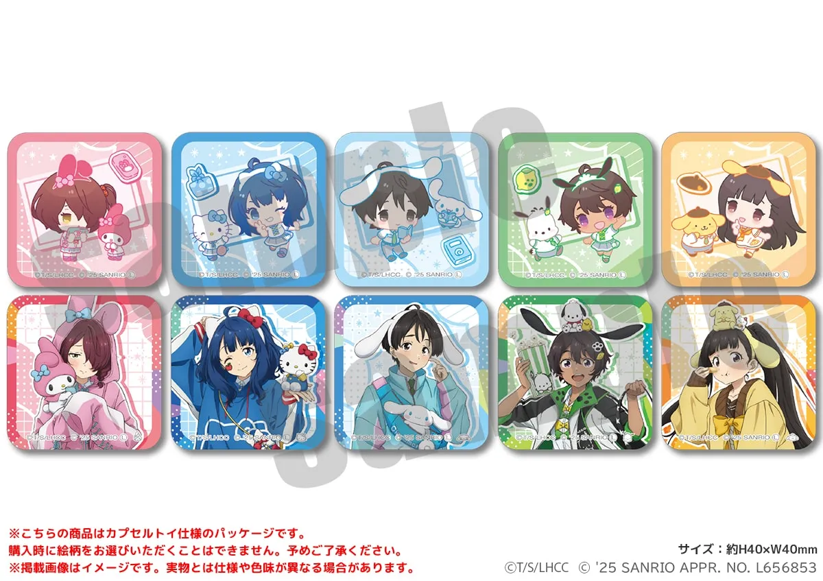 負けヒロインが多すぎる！×サンリオキャラクターズ アクリルマグネット  等身＆ミニキャラver.（全10種）
