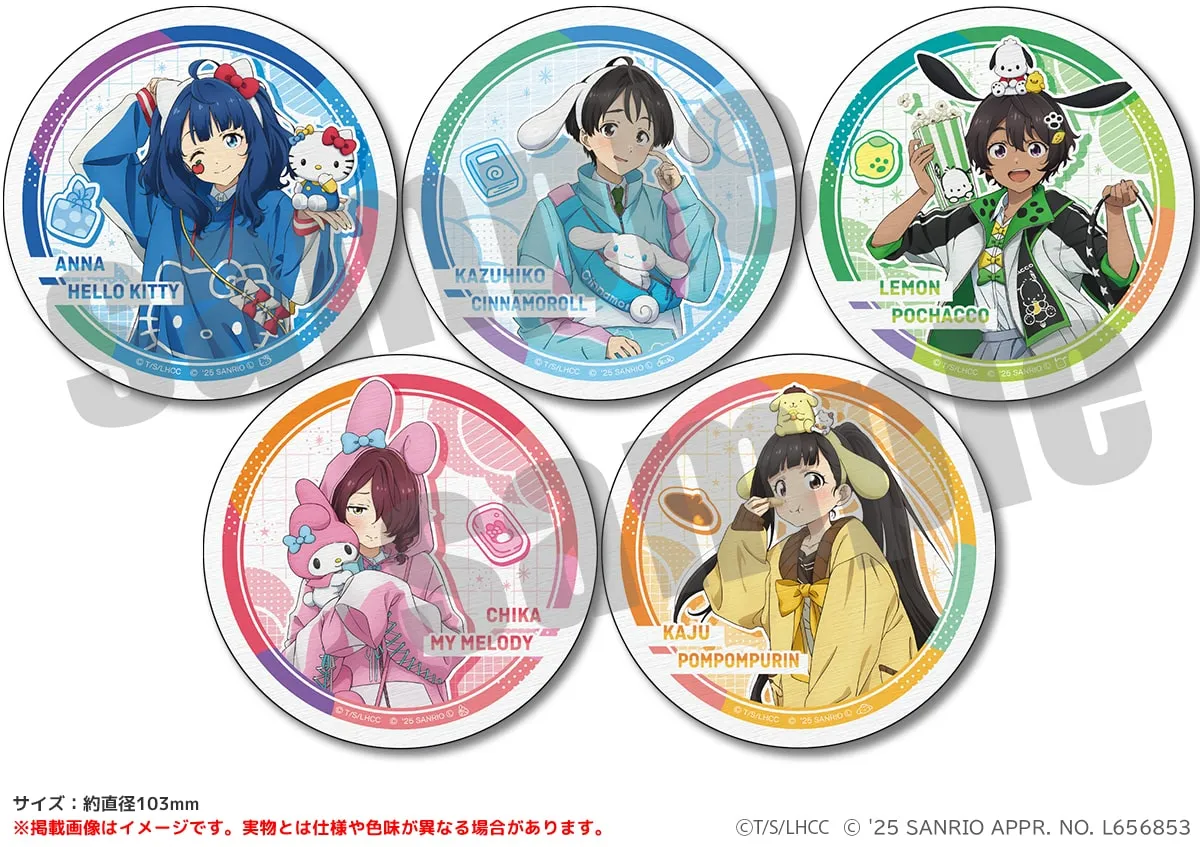 負けヒロインが多すぎる！×サンリオキャラクターズ 白雲石コースター（全5種）