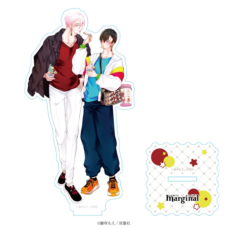 マージナル8周年フェア 腐男子召喚~異世界で神獣にハメられました~ アクリルスタンド 凪・琴音 デートver.