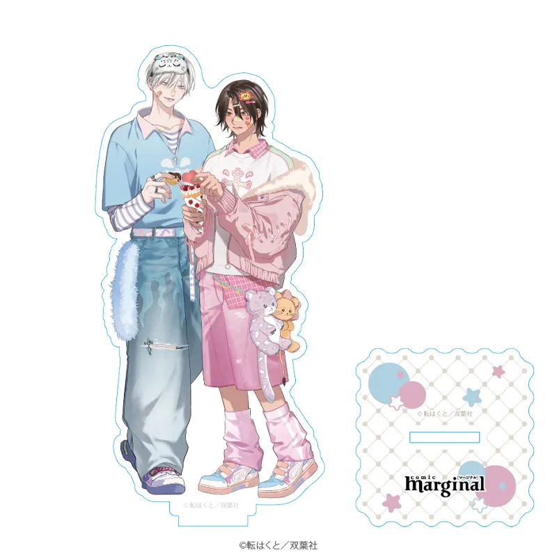 マージナル8周年フェア 愛しのしっぽちゃん アクリルスタンド デートver.