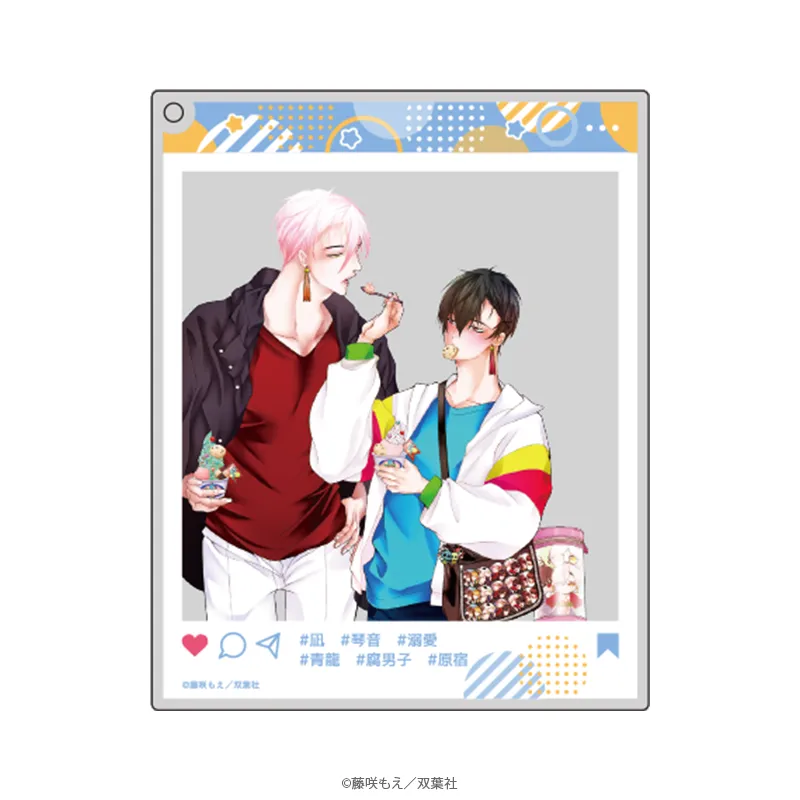 マージナル8周年フェア 腐男子召喚~異世界で神獣にハメられました~ おでかけアクリルキーホルダー 凪・琴音 デートver.