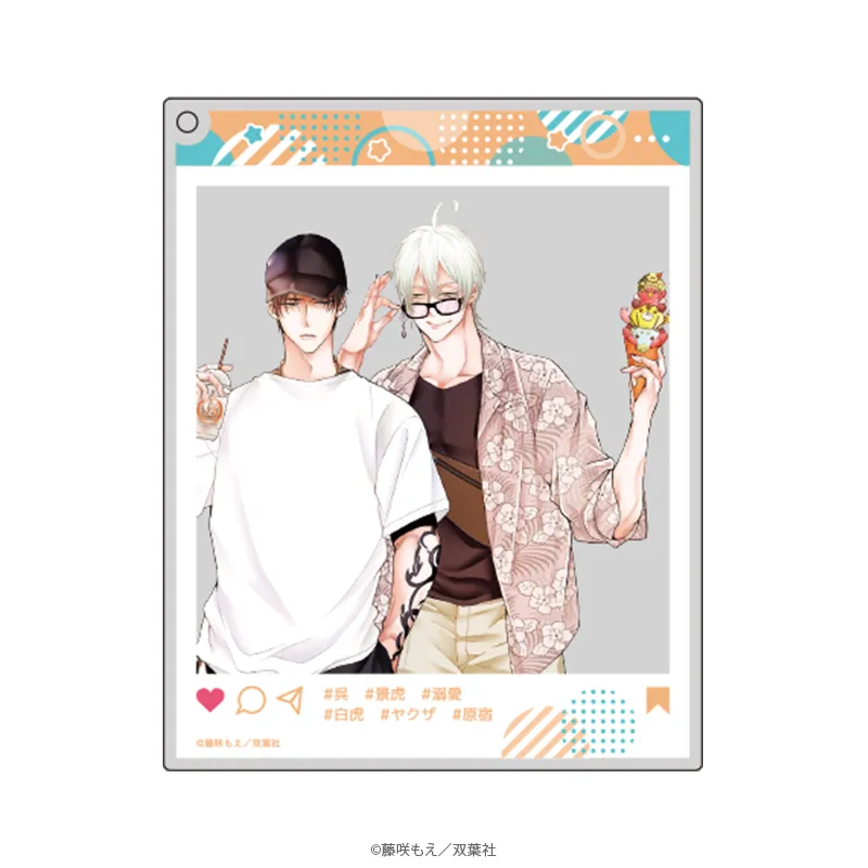 マージナル8周年フェア 腐男子召喚~異世界で神獣にハメられました~ おでかけアクリルキーホルダー 呉・景虎 デートver.