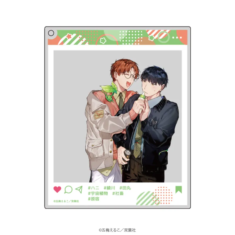 マージナル8周年フェア 社畜おじさん触手を買う おでかけアクリルキーホルダー デートver.