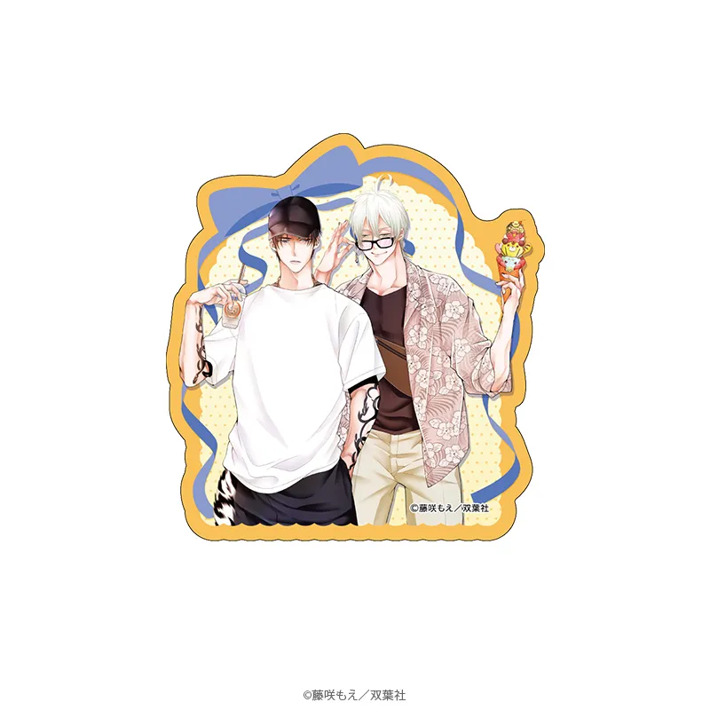 マージナル8周年フェア 腐男子召喚~異世界で神獣にハメられました~ モバイルステッカー 呉・景虎 デートver.