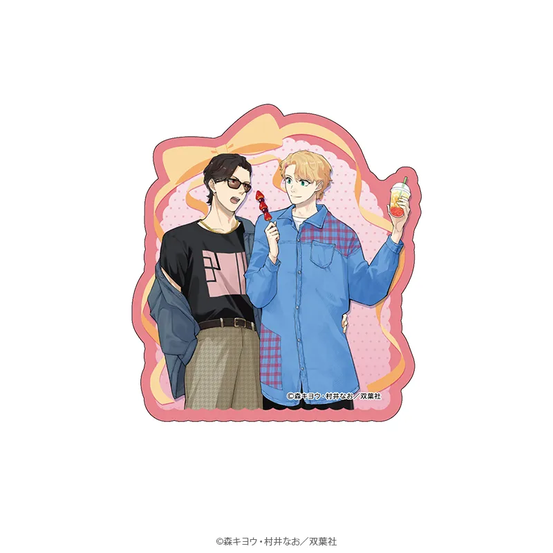 マージナル8周年フェア 乙女ゲームの悪役が、隠しキャラを恋人になんかするもんじゃない モバイルステッカー デートver.