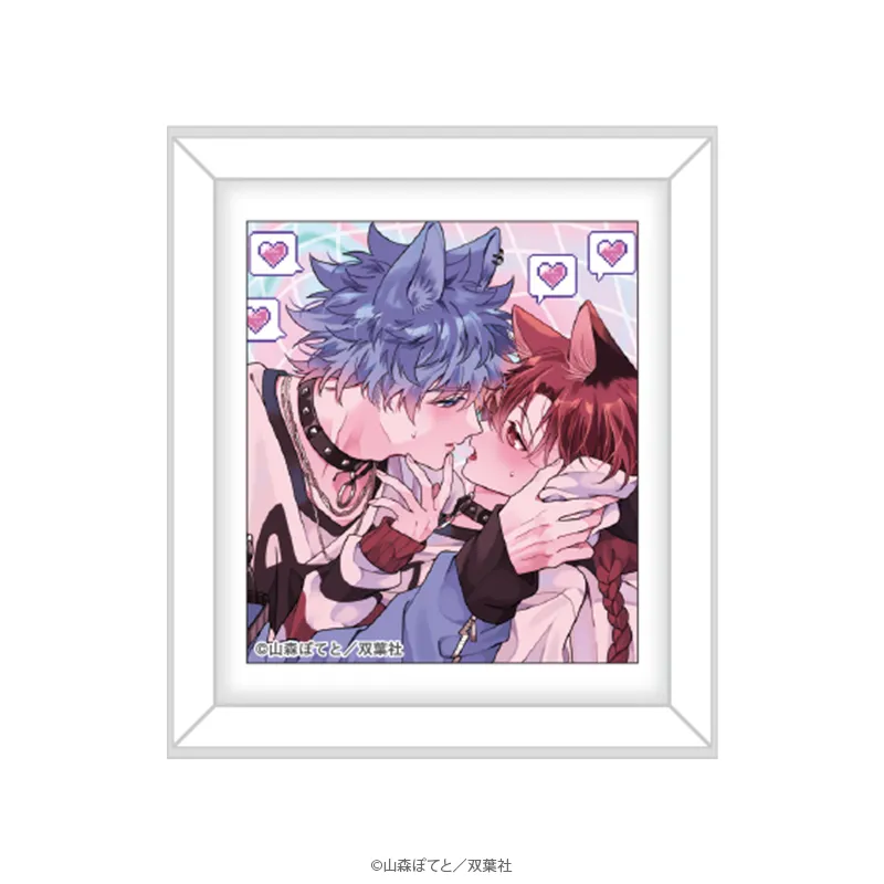 マージナル8周年フェア 蓮木くんと三毛くん フレームマグネット デザートver.