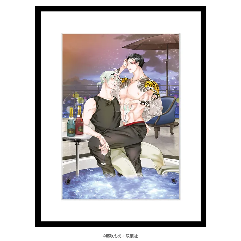 マージナル8周年フェア 腐男子召喚~異世界で神獣にハメられました~ 直筆サイン入り複製原画 呉・景虎 デザートver.