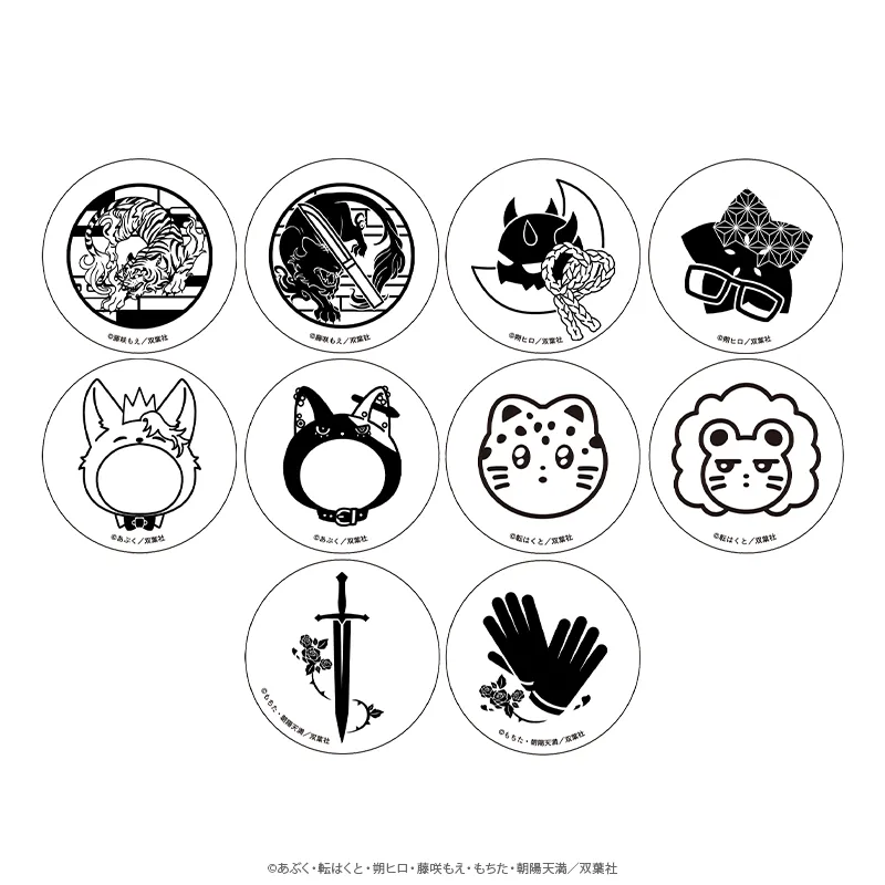 マージナル8周年フェア ミニ缶バッジ 概念アイコンver.B(全10種)